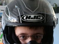 07 Matthew`s new helmet - March 14, 2012